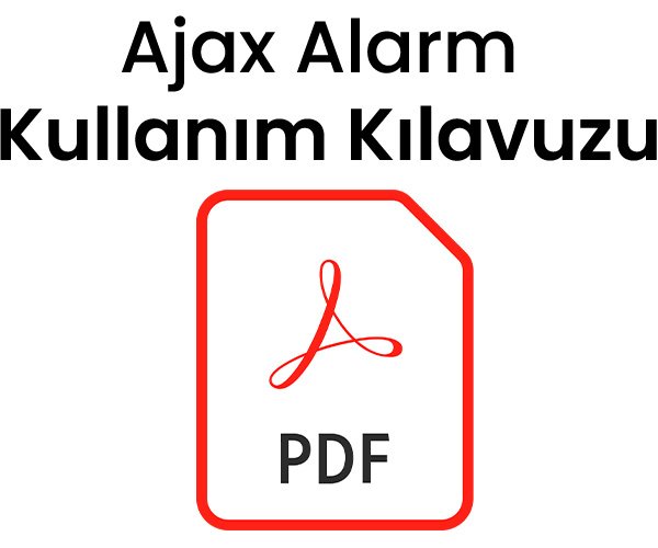 Ajax Alarm Kullanım Kılavuzu